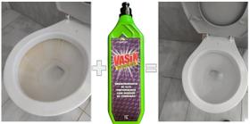 Vasix Maxbio 1L Removedor Profissional de Crostas para Vasos Sanitários Potente, Baixa Corrosão