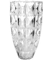 Vaso 27cm Por 15cm Aquamarine Em Cristal Ecológico