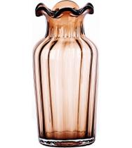 Vaso 31cm Altura Por 15cm De Diâmetro Em Vidro Marrom Vaso 31cm Altura Por 15cm De Diâmetro Em Vidro Marrom
