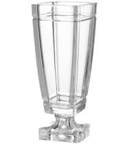 Vaso 36cm Glanz Em Cristal Ecológico Com Pé