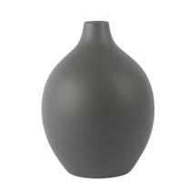 Vaso Alent cerâmica preta 15x15x20cm -L Hermitage