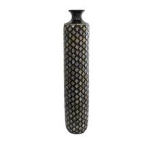 Vaso Alto 72cm Decorativo Revestimento Madrepérola Luxo