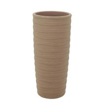 Vaso Alto Decorado Grego Tramontina Areia Plantas Folhagens 80cm Jardim Varanda Quintal