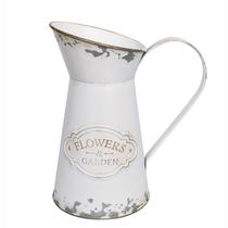 Vaso APSOONSELL Jarra de leite vintage rústica Shabby Chic de 20 cm Vaso APSOONSELL Jarra de leite vintage rústica Shabby Chic de 20 cm