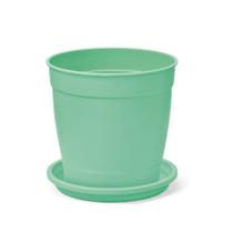 Vaso Aquarela com Prato 1,5 (0,25L) Verde NUTRIPLAN