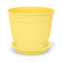 Vaso Aquarela com Prato Nº3,5 Amarelo (1,7L) NUTRIPLAN
