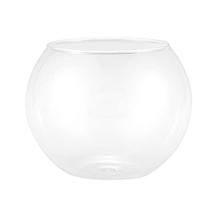 Vaso Aquário Castiçal Redondo De Vidro 750Ml Mesa Vaso Aquário Castiçal Redondo De Vidro 750Ml Mesa