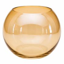 Vaso Aquário Vidro Âmbar Redondo Decorativo Terrário Arranjo Floral Suculentas Centro de Mesa Vaso Aquário Vidro Âmbar Redondo Decorativo Terrário Arranjo Floral Suculentas Centro de Mesa
