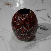 Vaso artesanal para plantas artificiais - rosimariferrariartes