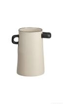 Vaso asa selection gres feito a mao rayu natural 17cm