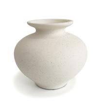 Vaso Aurora Redondo Decorativo em Cerâmica 15x17cm