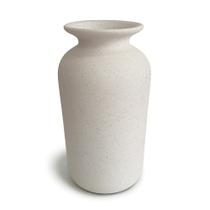 Vaso Aurora Tubo Decorativo em Cerâmica 24x12cm