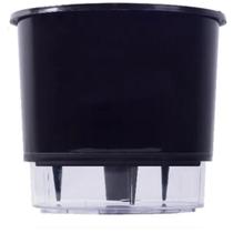 Vaso Auto Irrigável 12cm N2 Autoirrigavel Raiz Plantas Preto