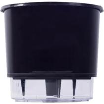 Vaso Auto Irrigável 21cm N4 Autoirrigável Raiz Planta Preto