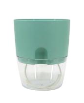 Vaso Auto Irrigável Acqua 15x18 Cor Verde Vintage - Vasart