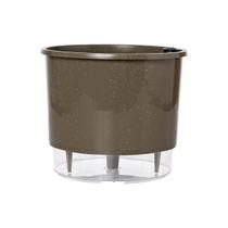 Vaso Auto Irrigável Reciclado N3 15 X 16 Cm Coleção Terrazo
