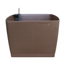 Vaso Autoirrigável Acqua Planta Quadrado Marrom 35cm x 49cm Vaso Autoirrigável Acqua Planta Quadrado Marrom 35cm x 49cm