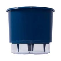 Vaso Autoirrigável N02 12,6cm x 11,4 Cor Azul Raiz