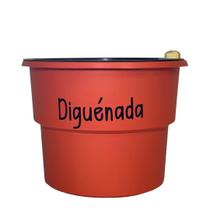 Vaso Autoirrigável Plantas Personalizado Diguénada - Coleção I Love Nordeste 20cm