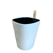 Vaso Autoirrigável Quadrado 14cm - Branco Vaso Autoirrigável Quadrado 14cm - Branco