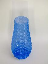 Vaso Azul em Relevo em Impressão 3D - Insight Decor