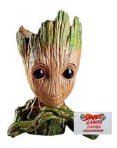 Vaso Baby Groot mãos no queixo Material em resina - Street games colecionáveis