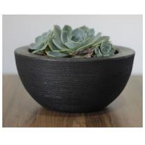 Vaso Bacia Planta Flor Polietileno Decorativo Suculenta N1