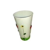 Vaso Balde Metal Enfeite Jardim Quintal Varanda Joaninha Vaso Balde Metal Enfeite Jardim Quintal Varanda Joaninha
