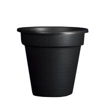 Vaso Balde Para Planta De Plastico Fundo N 15 - Preto