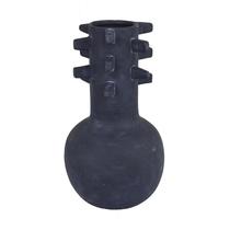 Vaso Benzara Enya 3D Spike Narrow Neck Black Ceramic 38 cm Vaso Benzara Enya 3D Spike Narrow Neck Black Ceramic 38 cm