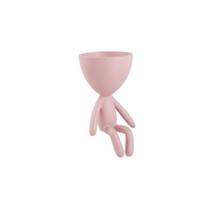 Vaso Bob Em Poliresina Rosa Sentado