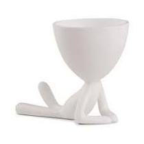 Vaso Bob Poliresina Sentado de Barriga Pra Baixo