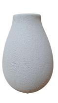 Vaso Bojo P Branco Fosco Texturizado 19 cm Vaso Bojo P Branco Fosco Texturizado 19 cm