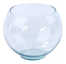 Vaso Bolinha Vidro Transparente Aquário M Para Arranjo 15cm Vaso Bolinha Vidro Transparente Aquário M Para Arranjo 15cm