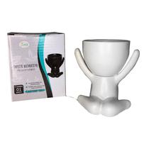 Vaso Boneco Bob Em Porcelana Sentado P/Cacto Suculenta Vaso Boneco Bob Em Porcelana Sentado P/Cacto Suculenta