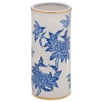 Vaso Branco com Azul Decorativo Eleve a Decoração de sua Casa! Vaso Branco com Azul Decorativo Eleve a Decoração de sua Casa!