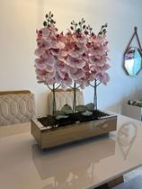 Vaso Bronze Espelho Sala Mesa Decoração Luxo