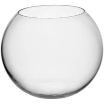 Vaso Bubble de Vidro Transparente Elegante Para Enfeite Casa