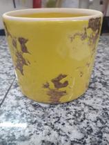 Vaso cachepo amarelo