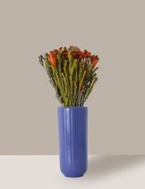 Vaso Cachepô de Cerâmica para Flores e Buquê Lavanda M