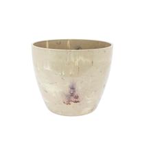 Vaso Cachepo De Mesa Redondo 15x15,5cm Para Orquídea Cactos Linha Premium