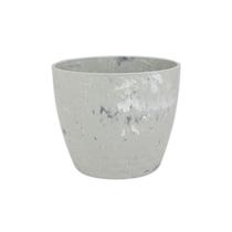 Vaso Cachepo De Mesa Redondo 15x15,5cm Para Orquídea Cactos Linha Premium
