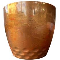 Vaso Cachepô Diamond de Plástico N.4 - DOURADO