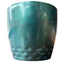 Vaso Cachepô Diamond de Plástico N.4 - VERDE GUATEMALA