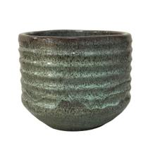 Vaso Cachepô Eugê 17x13,5 Jade B (estilo Vietnamita) Plantas