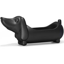 Vaso Cachepo Mascote Cachorro 43CM Preto Vaso Cachepo Mascote Cachorro 43CM Preto