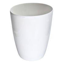 Vaso Cachepot Alto Oxford (15x19) Cor Branco OKLA Vaso Cachepot Alto Oxford (15x19) Cor Branco OKLA