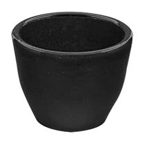 Vaso Cachepot Americano 1 Preto - Construmarcas Vaso Cachepot Americano 1 Preto - Construmarcas