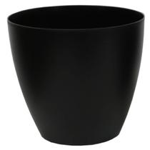 Vaso Cachepot Bagé (12x11 cm) Preto VASART Vaso Cachepot Bagé (12x11 cm) Preto VASART