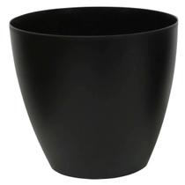 Vaso Cachepot Bage (9x8) Cor Preto VASART Vaso Cachepot Bage (9x8) Cor Preto VASART